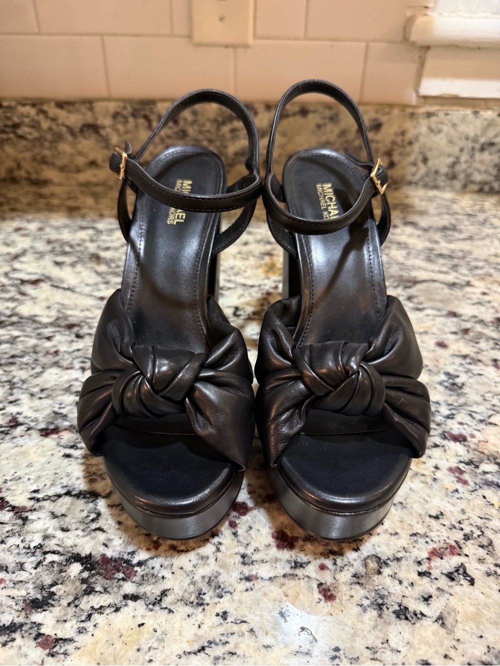 Michael Kors Josie Ankle Strap Platform Sandal 6.5
